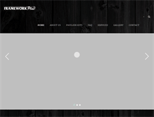 Tablet Screenshot of frameworkplusinc.com